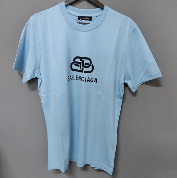 baby blue balenciaga shirt